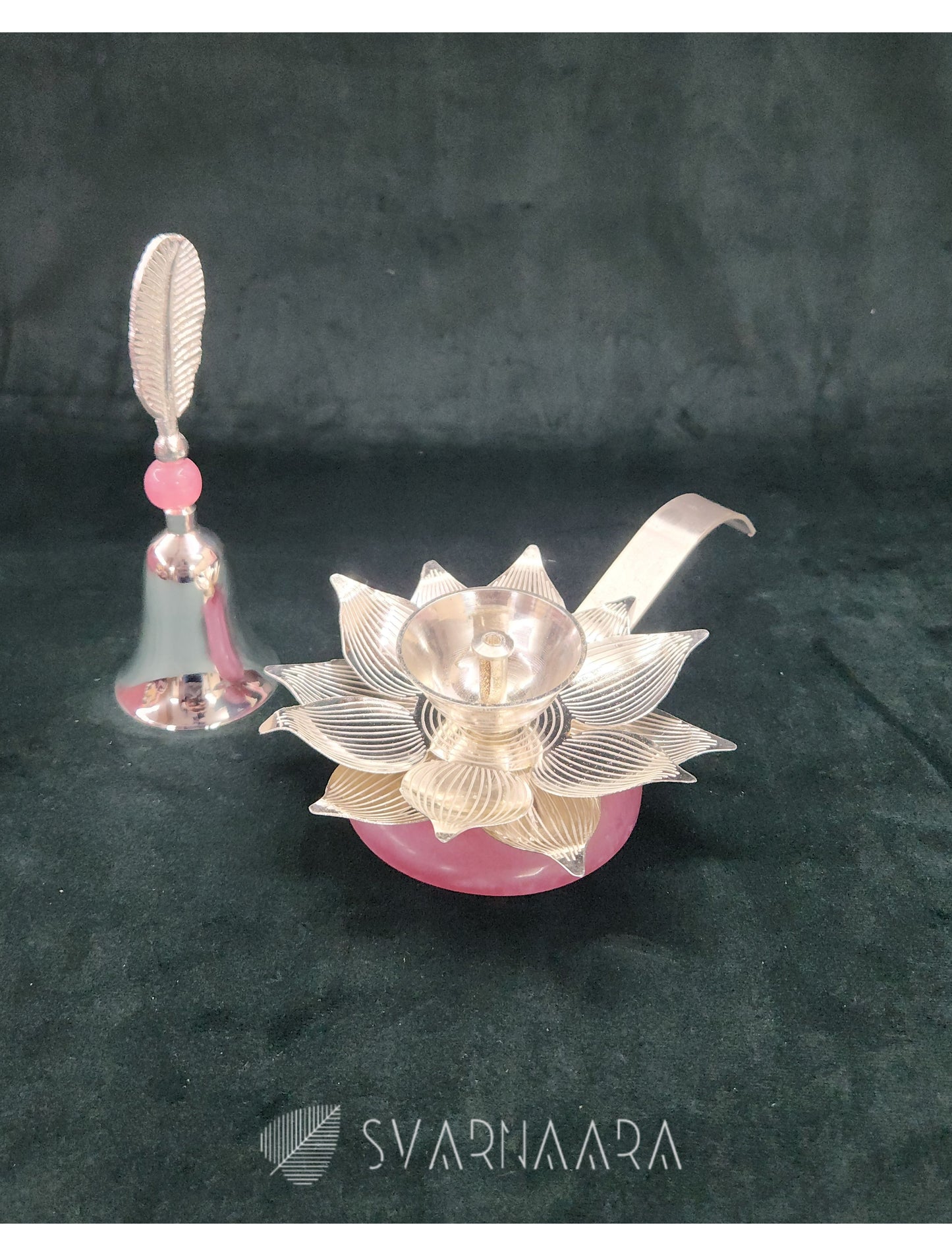 Lotus Diya With Bell