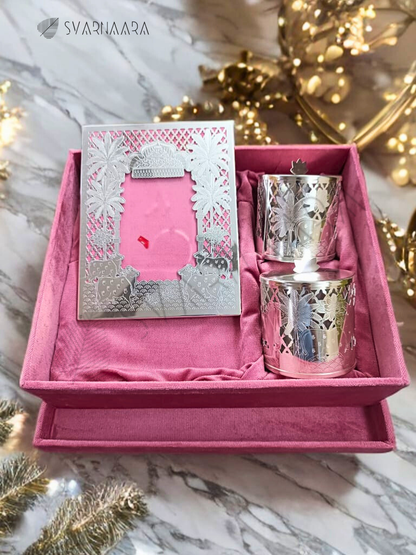 Jar Set Of 2 With Photo Frame
